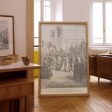Jacob and Esau Reunite - Gustave Dore Biblical Reconciliation Scene canvas wall art - Image 7