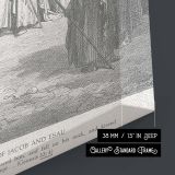 Jacob and Esau Reunite - Gustave Dore Biblical Reconciliation Scene canvas wall art - Image 8