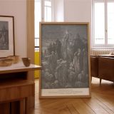 Jacob Enters Egypt - Gustave Dore Family and Flocks in Biblical Arrival canvas wall art - Image 7