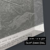 Jacob Wrestles with the Angel - Gustave Dore Black and White Engraving canvas wall art - Image 8