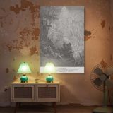 Jacob's Dream - Gustave Dore Ladder to Heaven Scene Genesis 28 canvas wall art - Image 5