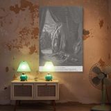 Jael and Sisera - Gustave Dore Heroic Old Testament Scene canvas wall art - Image 5