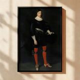 James Hamilton Earl of Arran - 1623 Portrait by Daniel Mytens as Framed Canvas - Image 2