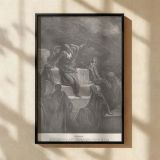 Jeremiah Preaches Repentance - Gustave Dore Dramatic Gesture Engraving canvas wall art - Image 2