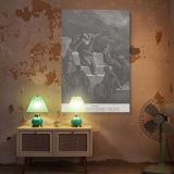 Jeremiah Preaches Repentance - Gustave Dore Dramatic Gesture Engraving canvas wall art - Image 5