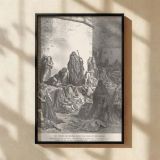 Jerusalem in Ruins - Gustave Dore City Lamentation and Despair Scene canvas wall art - Image 2