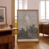 Jesus Ascends to Heaven - Final Blessing Scene by Gustave Dore canvas wall art - Image 7