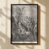 Jesus Blesses the Children - Gospel Compassion by Gustave Dore canvas wall art - Image 2