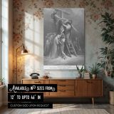 Jesus' Body Removed from the Cross - Mourning Disciples by Gustave Dore canvas wall art
