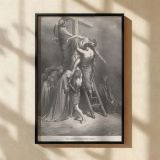 Jesus' Body Removed from the Cross - Mourning Disciples by Gustave Dore canvas wall art - Image 2