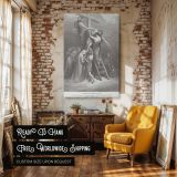 Jesus' Body Removed from the Cross - Mourning Disciples by Gustave Dore canvas wall art - Image 3