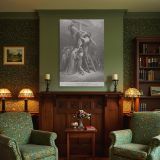 Jesus' Body Removed from the Cross - Mourning Disciples by Gustave Dore canvas wall art - Image 4