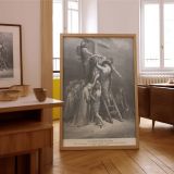Jesus' Body Removed from the Cross - Mourning Disciples by Gustave Dore canvas wall art - Image 7
