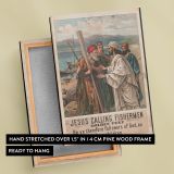 Jesus Calling the Fishermen - Scene from Luke 5:1-11 canvas wall art - Image 6