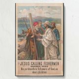Jesus Calling the Fishermen - Scene from Luke 5:1-11 canvas wall art - Image 7