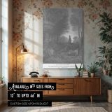 Jesus in Gethsemane - Garden Prayer Scene by Gustave Dore canvas wall art