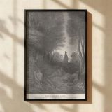 Jesus in Gethsemane - Garden Prayer Scene by Gustave Dore canvas wall art - Image 2