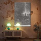 Jesus in Gethsemane - Garden Prayer Scene by Gustave Dore canvas wall art - Image 5
