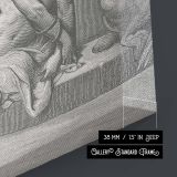 Jesus Is Scourged - Passion Scene Engraving by Gustave Dore canvas wall art - Image 8