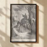 Jesus Preaches to the Multitude - Sermon Scene by Gustave Dore canvas wall art - Image 2