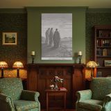 Jesus Walks to Emmaus - Post-Resurrection Scene by Gustave Dore canvas wall art - Image 4