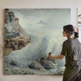 John Brett - Glacier of Rosenlaui, Tate Britain — room mockup view 3