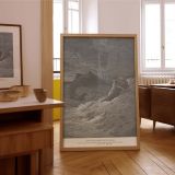 Jonah and the Great Fish - Gustave Dore Ocean Storm and Prophetic Scene canvas wall art - Image 7