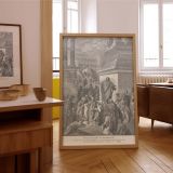 Jonah Preaching in Nineveh - Gustave Dore Biblical City Scene in Engraved Detail canvas wall art - Image 7