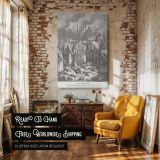 Joshua and Rahab - Gustave Dore Wall Canvas Biblical Mercy Scene - Image 3