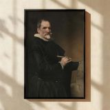 Juan Martinez Montanes - Velazquez Sculptor Holding Chisel canvas wall art - Image 2