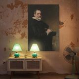 Juan Martinez Montanes - Velazquez Sculptor Holding Chisel canvas wall art - Image 5