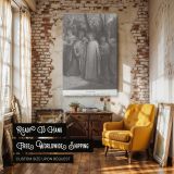 Judas Betrays with a Kiss - Gospel Betrayal Scene by Dore canvas wall art - Image 3