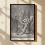 Judgment of Solomon - Gustave Dore Royal Courtroom Decision Scene canvas wall art - Image 2