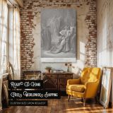 Judgment of Solomon - Gustave Dore Royal Courtroom Decision Scene canvas wall art - Image 3
