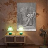 Judgment of Solomon - Gustave Dore Royal Courtroom Decision Scene canvas wall art - Image 5