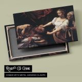 Judith Beheading Holofernes by Caravaggio - canvas rear frame and hanging hardware