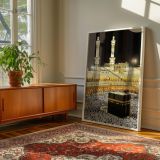 Kaaba at Masjid al-Haram - Sacred Mecca Scene Islamic Photo Art canvas wall art - Image 6