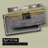 Kaaba in the Grand Mosque Courtyard - canvas rear frame and hanging hardware