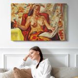 Kimberly Morning 01 by Aaron Coberly - single-panel canvas displayed above a sofa