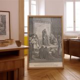 King David in Grief - Gustave Dore Mourning After Absalom's Death canvas wall art - Image 7