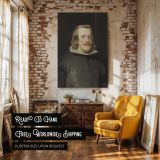 King Felipe IV - Velazquez Royal Profile in Ceremonial Armor canvas wall art - Image 3