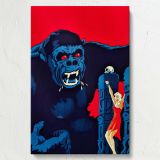 King Kong 1933 - Red-Eyed Gorilla and Woman Poster - Image 7