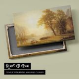 Kings River Canyon California by Albert Bierstadt - canvas rear frame and hanging hardware