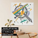Kleine Welten IV (Small Worlds IV) (1922) print in high resolution by Wassily Kandinsky — room mockup view 6
