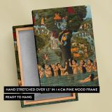 Krishna Stealing Clothes - Sacred Yamuna Scene with Gopis By Unknown Indian Artist canvas wall art - Image 6