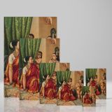 Krishna's Mouth - Yashoda Sees Universe Inside By Raja Ravi Varma canvas wall art - Image 4