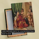 Krishna's Mouth - Yashoda Sees Universe Inside By Raja Ravi Varma canvas wall art - Image 6