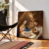 La Natividad (1799), vintage illustration by Jose Campeche y Jordan — room mockup view 2