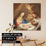 La Natividad (1799), vintage illustration by Jose Campeche y Jordan — room mockup view 6