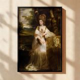 Lady Bampfylde - Georgian Noblewoman by Joshua Reynolds canvas wall art - Image 2